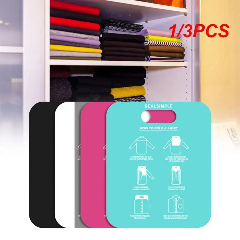 

1/3PCS Creative Clothes Folding Board T Shirts Dress Folder Closet Fold Organizer Quick Save Time Household Essentials