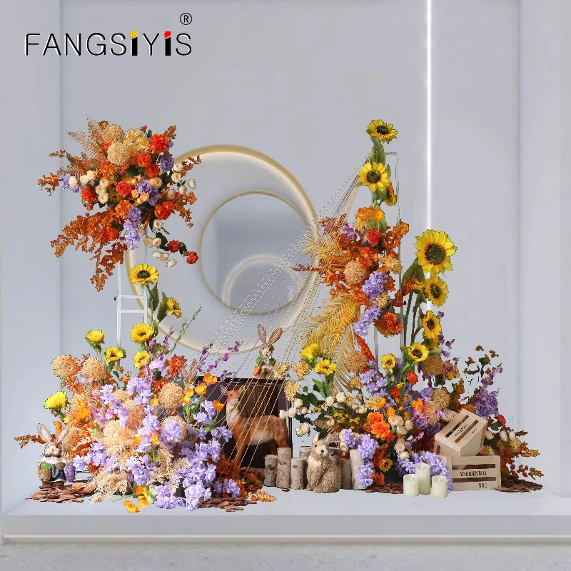 orange Artificial Simulation Flowers Ball Table Centerpieces Wedding Decoration Party Stage Display Window decoration props flow
orange Artificial Simulation Flowers Ball Table Centerpieces Wedding Decoration Party Stage Display Window decoration props flow