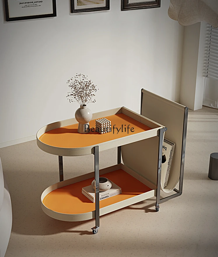 Living Room Home Movable Storage Organizer Modern Minimalist Designer Sofa Trolley Corner Table
Living Room Home Movable Storage Organizer Modern Minimalist Designer Sofa Trolley Corner Table