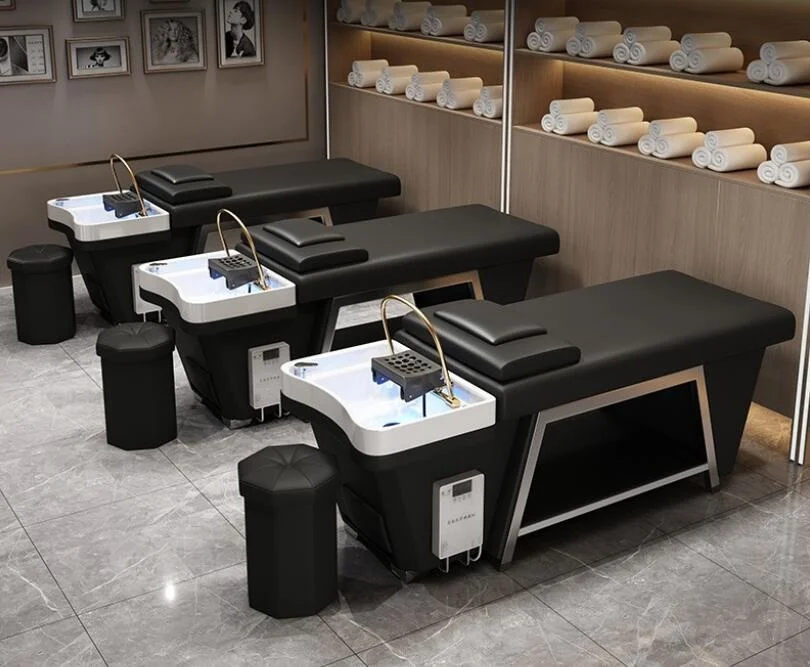 Water circulation hair therapy shampoo bed barber shop Thai massage salon fumigation hairdressing shop stainless steel
Water circulation hair therapy shampoo bed barber shop Thai massage salon fumigation hairdressing shop stainless steel