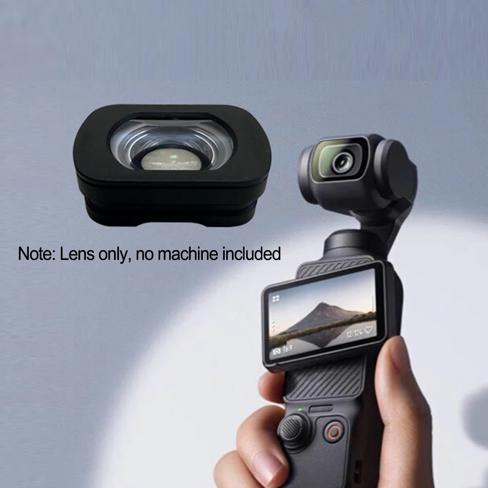 High quality Wide Angle Filter Easy removal For DJI Pocket 3 Sleek Reliable Augmented Mirror Wide-Angle Lens For Group Photo
High quality Wide Angle Filter Easy removal For DJI Pocket 3 Sleek Reliable Augmented Mirror Wide-Angle Lens For Group Photo