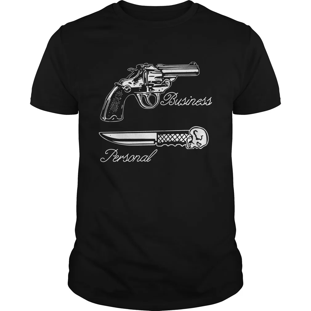 Gun Business, Knife Personal T Shirt New 100% Cotton Short Sleeve O-Neck T-shirt Casual Mens Top
Gun Business, Knife Personal T Shirt New 100% Cotton Short Sleeve O-Neck T-shirt Casual Mens Top