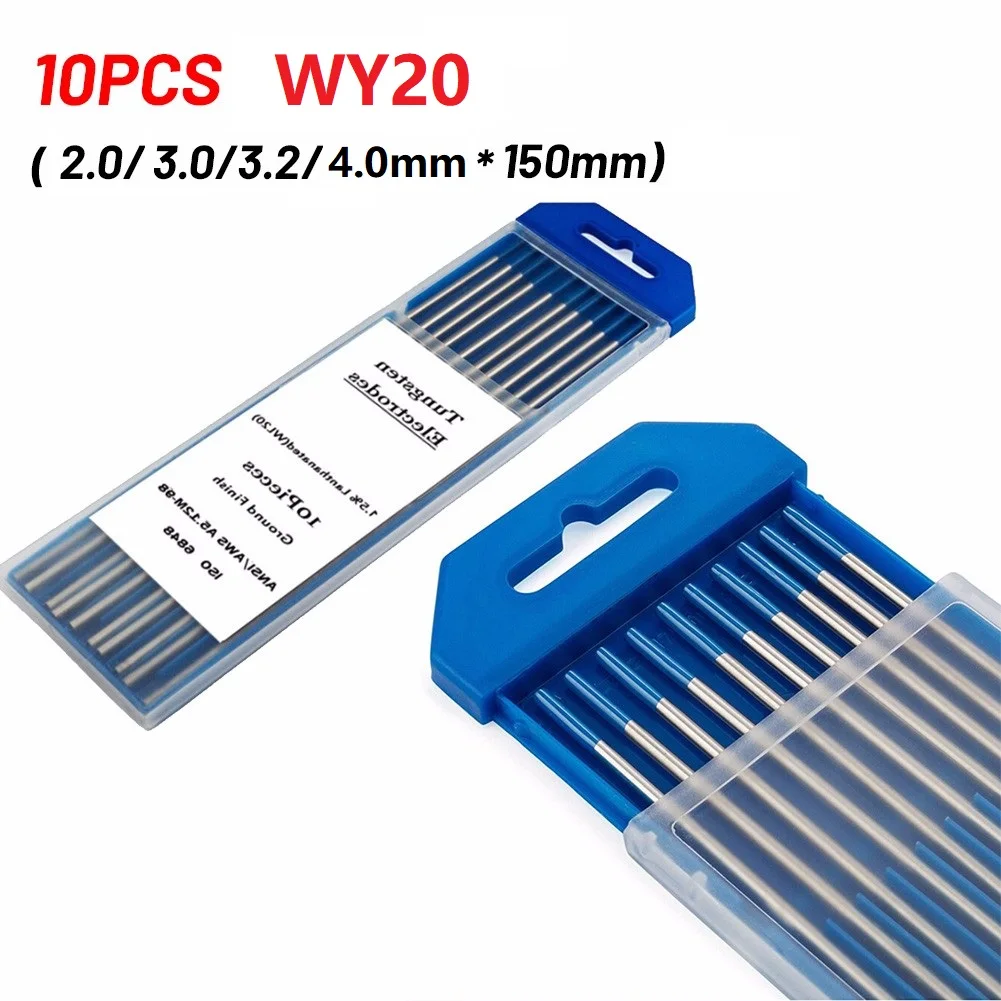 10pcs Tungsten Electrodes Professional Welding Electrodes WY20 Tig Rod 2.0-4.0mm For TIG Welding Machine Tungsten Electrodes
10pcs Tungsten Electrodes Professional Welding Electrodes WY20 Tig Rod 2.0-4.0mm For TIG Welding Machine Tungsten Electrodes
