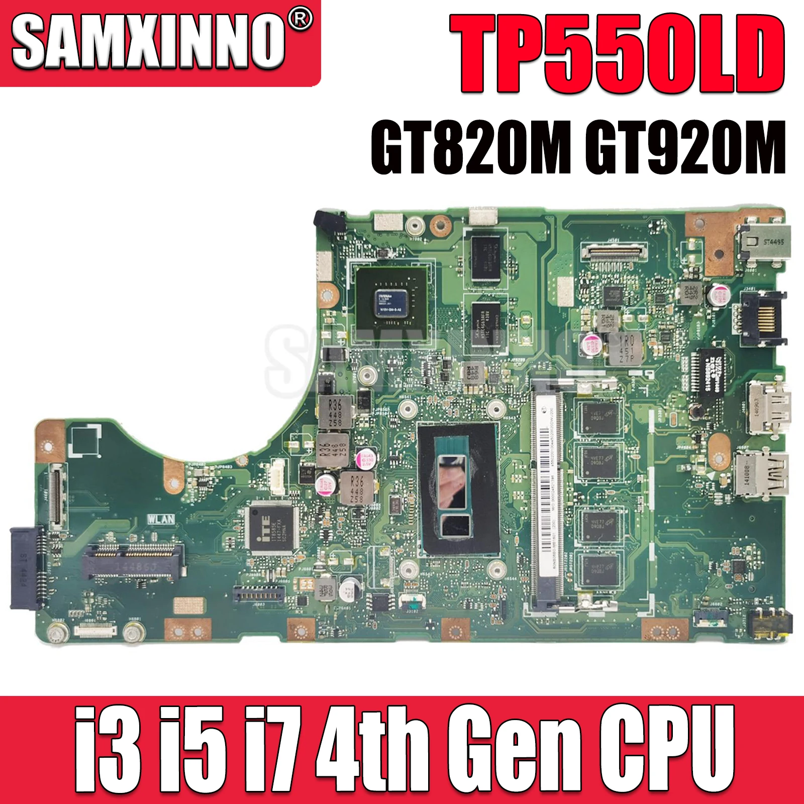 TP550LD Laptop Motherboard For ASUS TP550L TP550LN TP550LJ TP550LA Mainboard I3 I5 I7 CPU GT820M GT920M 100% test runs well
TP550LD Laptop Motherboard For ASUS TP550L TP550LN TP550LJ TP550LA Mainboard I3 I5 I7 CPU GT820M GT920M 100% test runs well