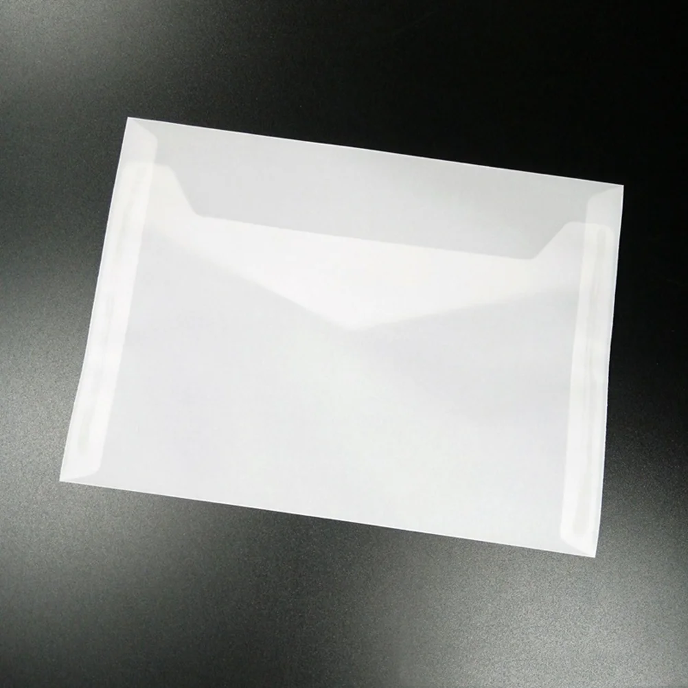 

50pcs 125x175cm Translucent Vellum Invitation Envelopes Diy Multifunction Gift Envelope