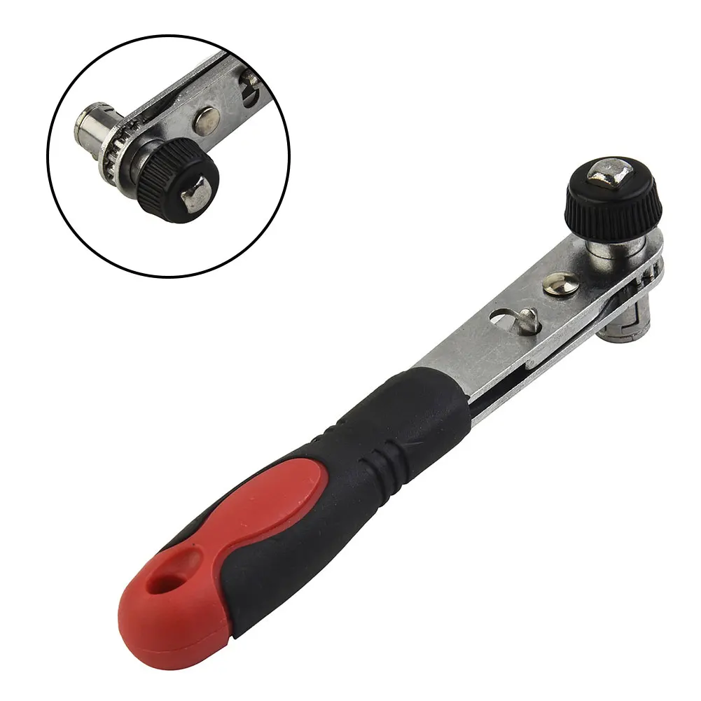 1pc Mini 1/4 Ratchet Socket Wrench 127*32mm Size Iron Plating + PVC&ABS Handle 1/4 Square Head Hexagonal Socket Hand Tool
1pc Mini 1/4 Ratchet Socket Wrench 127*32mm Size Iron Plating + PVC&ABS Handle 1/4 Square Head Hexagonal Socket Hand Tool