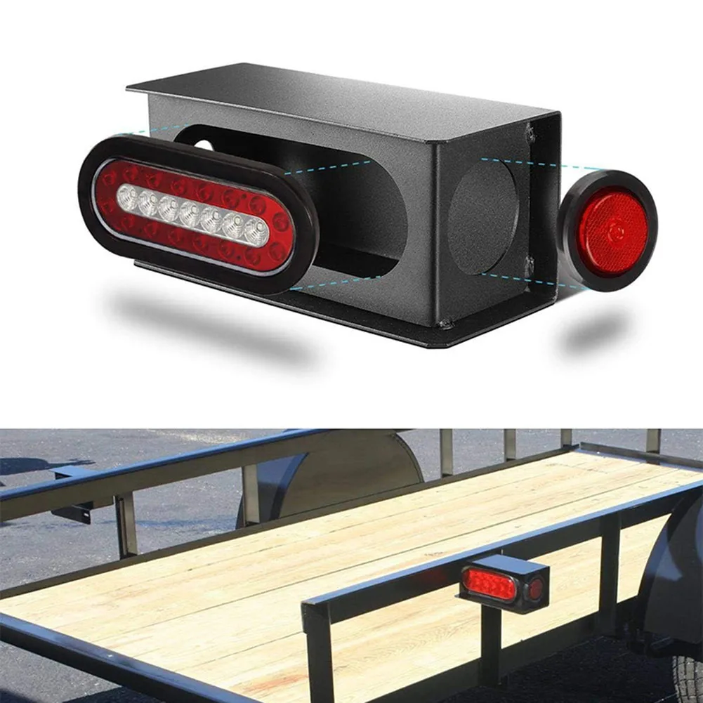 Protective Steel Box For Trailer Lights Fits 6“Oval Taillights2“Round Taillights Side Marker Lights Protective Box Hardware
Protective Steel Box For Trailer Lights Fits 6“Oval Taillights2“Round Taillights Side Marker Lights Protective Box Hardware