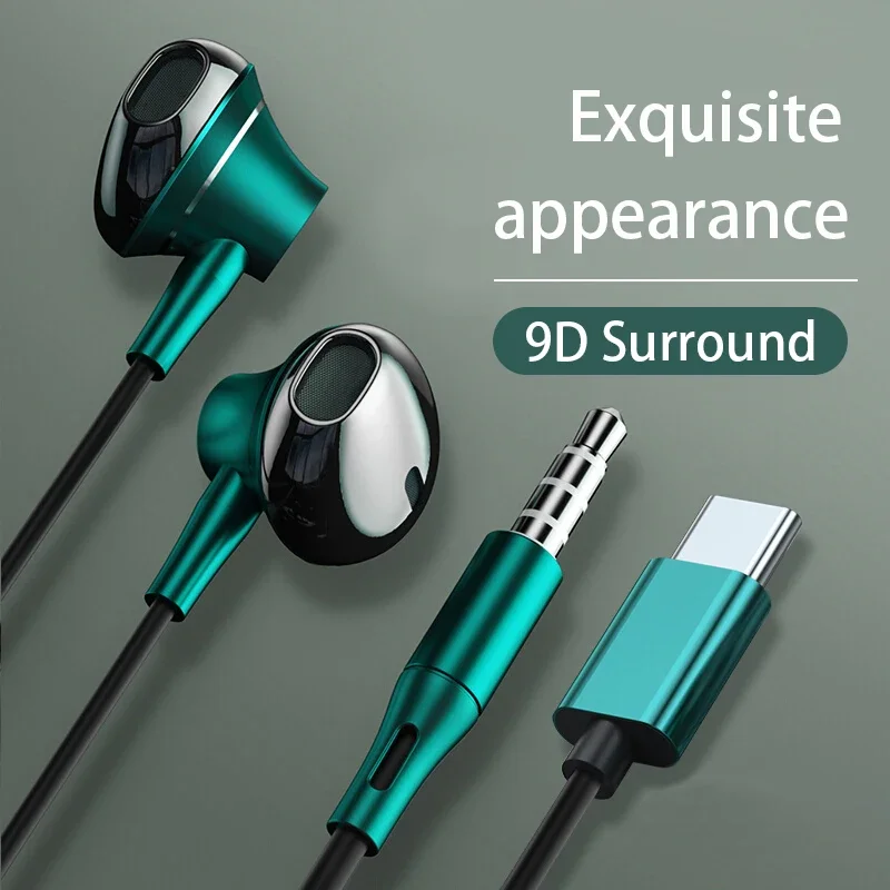 Type C wired headphones 3.5mm HiFi stereo music earphones for iPhone 15 Samsung Galaxy S23 Xiaomi Huawei earbuds accessories
Type C wired headphones 3.5mm HiFi stereo music earphones for iPhone 15 Samsung Galaxy S23 Xiaomi Huawei earbuds accessories