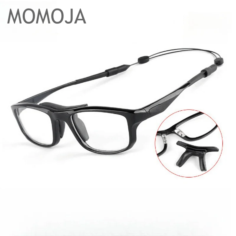

MOMOJA New Ultra Light Explosion-proof Basketball Eyeglass Frame Rectangular TR90 Sports Optical Prescription Lens Holder L013