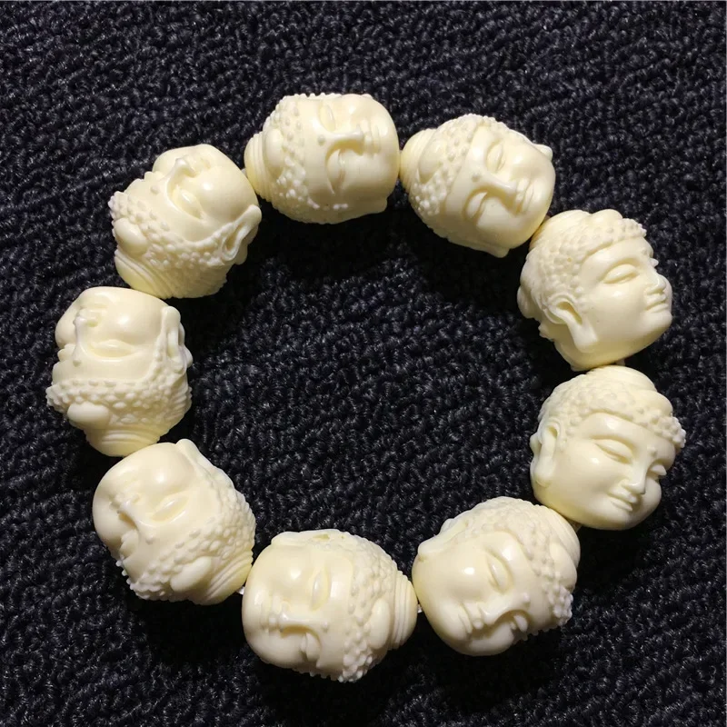 Ivory Fruit Carving One Nian Between Buddha Beads Vintage Bracelet Men's and Women's Rosary Beads Car Hanging Jewelry Gift Boxes
Ivory Fruit Carving One Nian Between Buddha Beads Vintage Bracelet Men's and Women's Rosary Beads Car Hanging Jewelry Gift Boxes