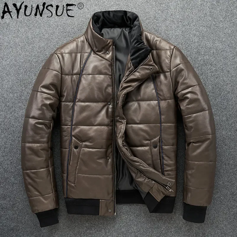 AYUNSUE Genuine Leather Jacket Men Winter Jackets 2022 Real Sheepskin Cotton Coat for Men Warm Leather Padded Coats Veste Homme
AYUNSUE Genuine Leather Jacket Men Winter Jackets 2022 Real Sheepskin Cotton Coat for Men Warm Leather Padded Coats Veste Homme