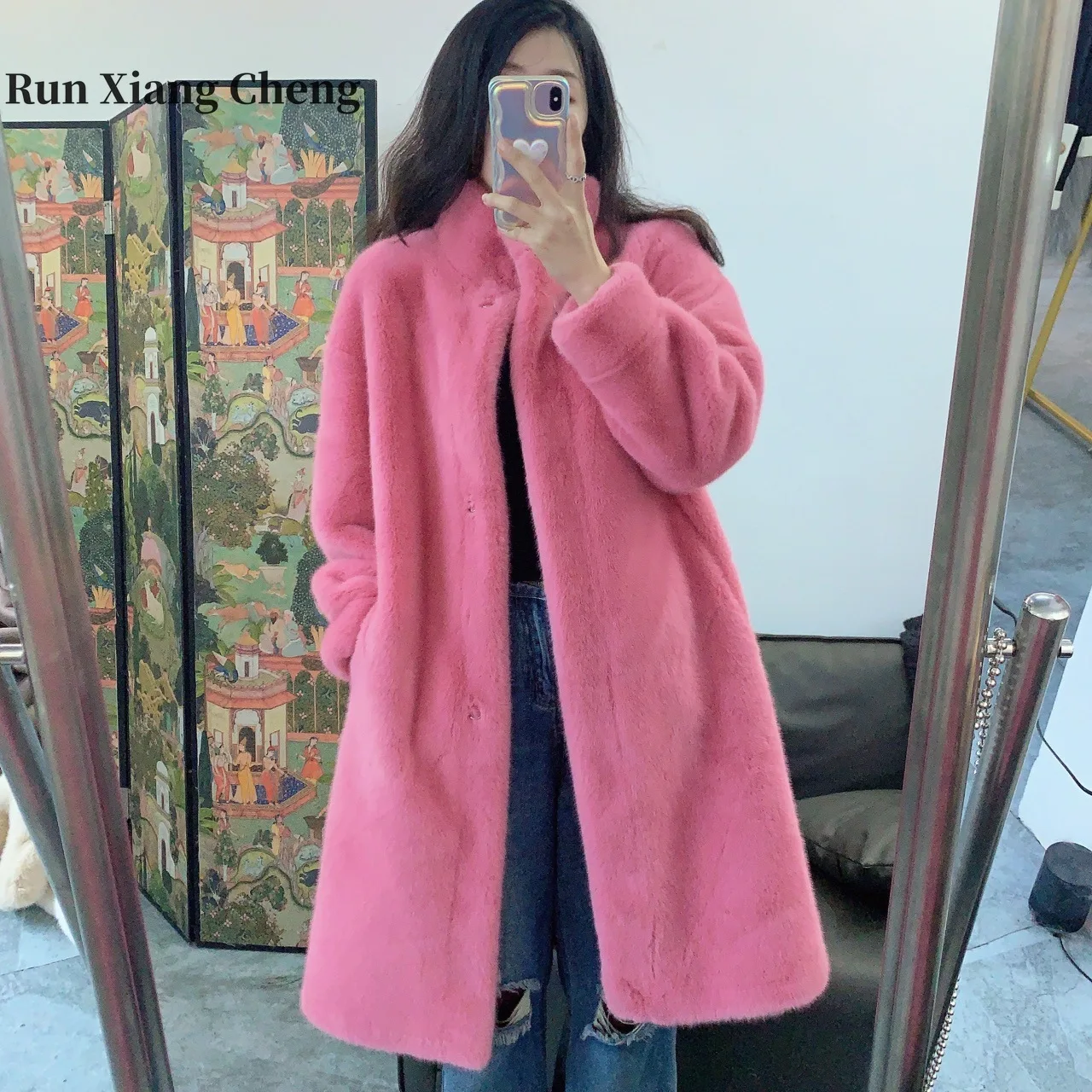 Popular European Sable Faux Fur Coat Women's Mid Length Plush Coat Faux Fur Coat Faux Fur Coat Winter Coat Women Faux Fur
Popular European Sable Faux Fur Coat Women's Mid Length Plush Coat Faux Fur Coat Faux Fur Coat Winter Coat Women Faux Fur