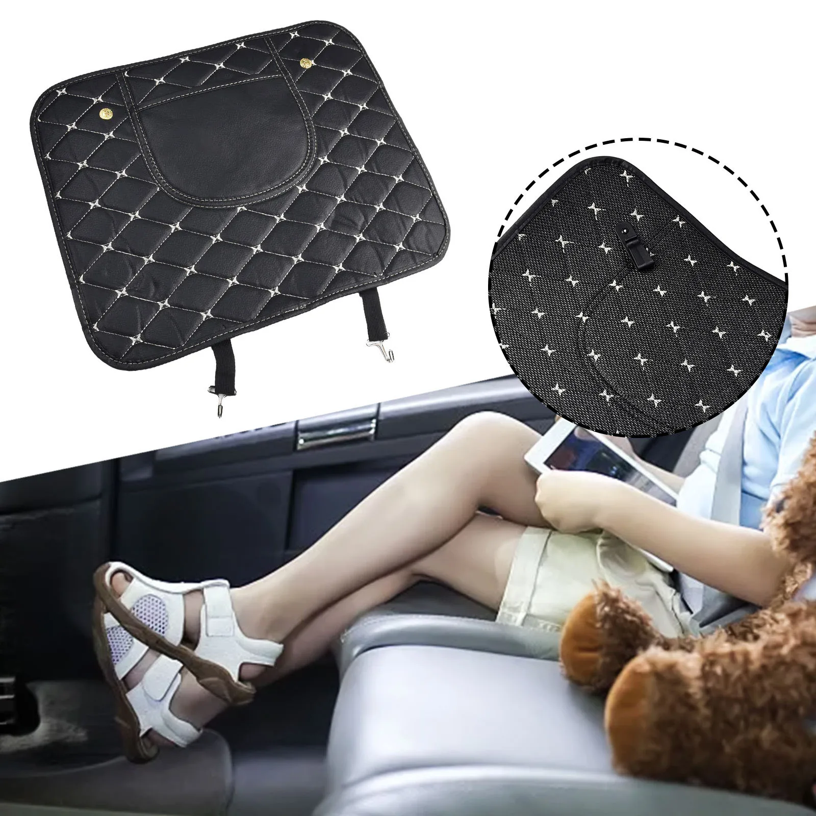 Car Accessories Back Seats Anti Kick Pad Mat Half-size Black PU Leather Cover Shrink Buckle For Quick Installation
Car Accessories Back Seats Anti Kick Pad Mat Half-size Black PU Leather Cover Shrink Buckle For Quick Installation
