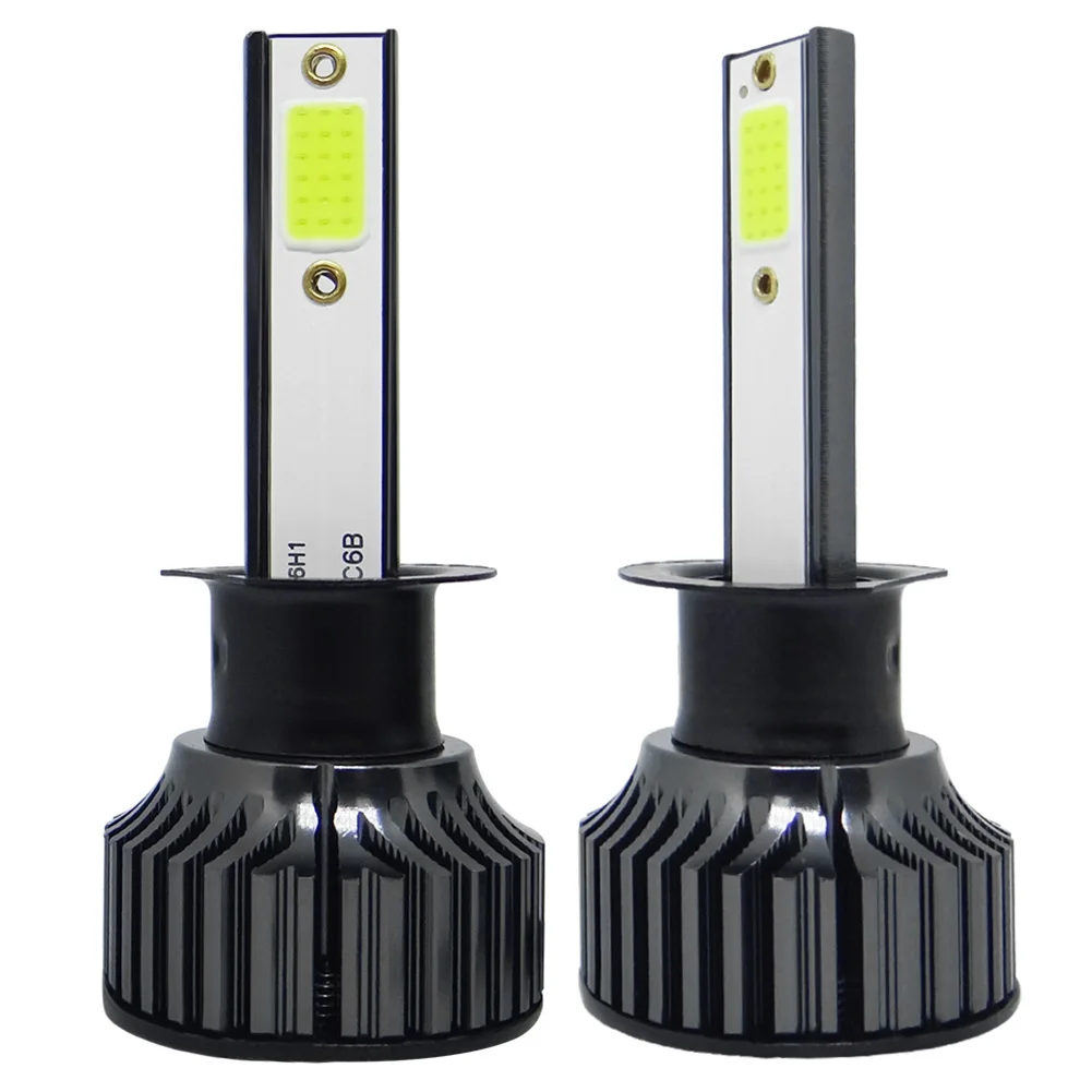 

Headlight LED Headlight 9006 For H1 1Pair 36W 6000LM 6063 Aviation Aluminum Improve Nighttime Visibility Long Lifespan