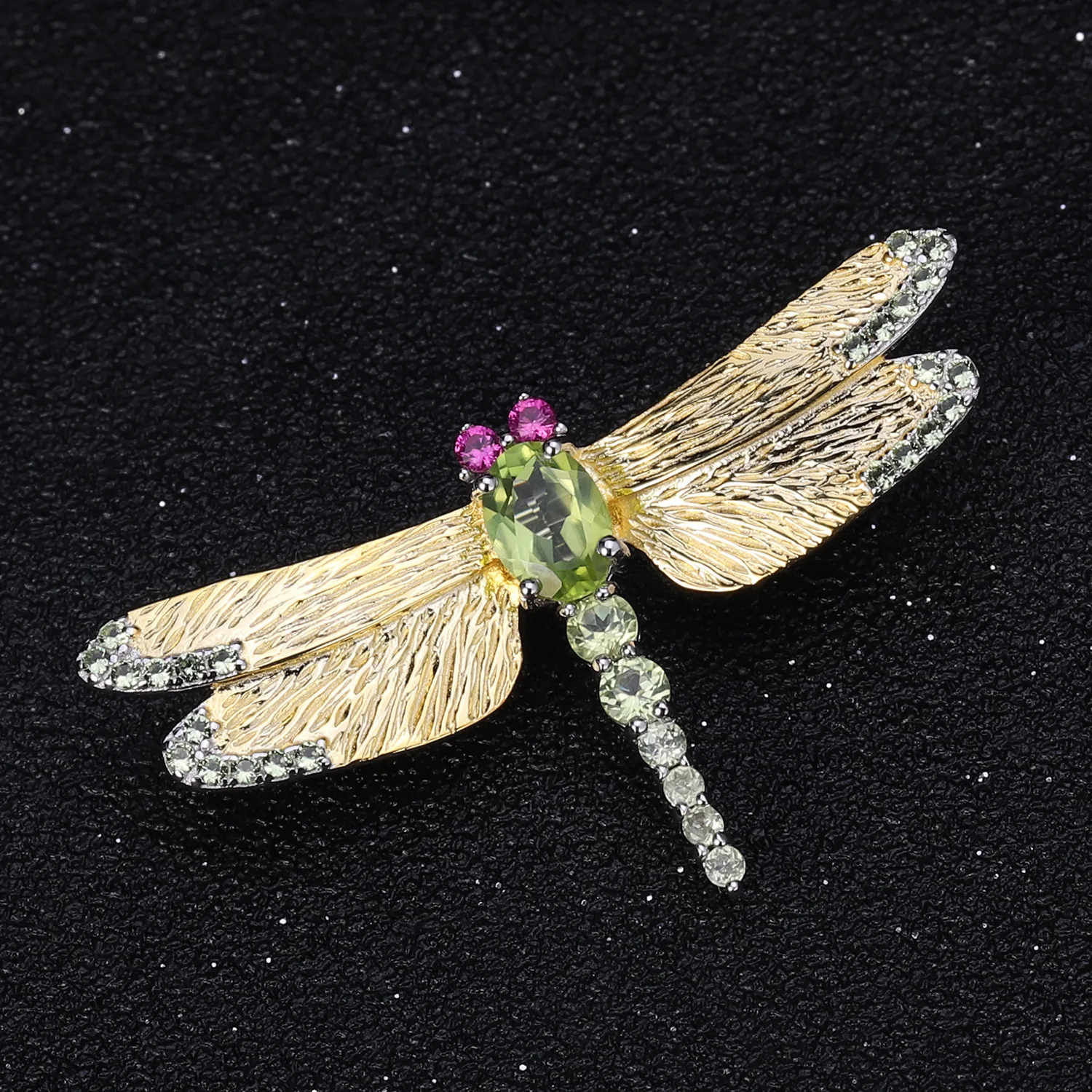 

Elegant Classical High-end Luxury Brooches For Women Vintage Dragonfly shape Brooch Pins Coat Fashion Jewelry Accessories