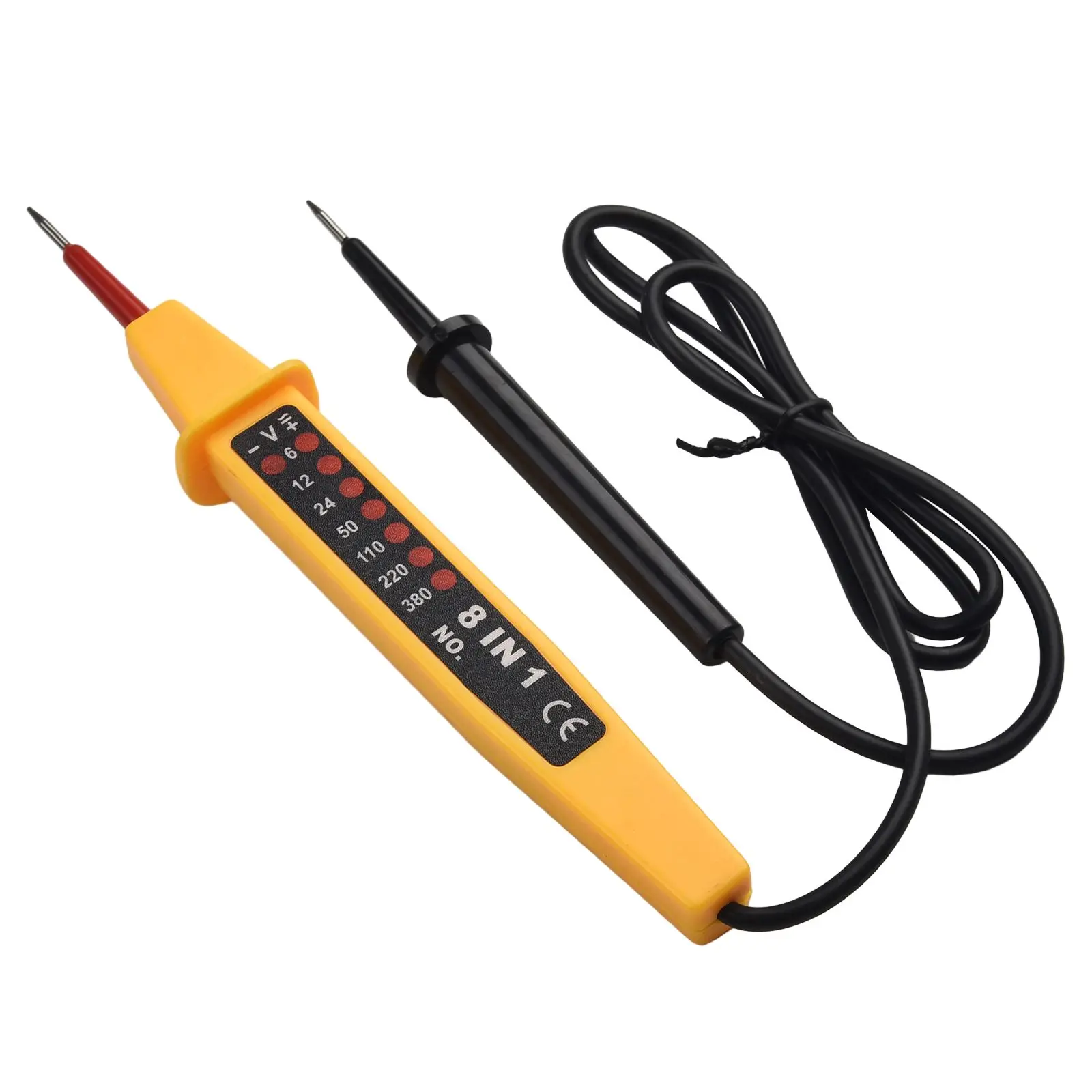 1pcs 8 In 1 Tester Voltage AC DC 6-500V Auto Electrical Pen Circuit Detector Tester 148*17*26mm Instrument Parts
1pcs 8 In 1 Tester Voltage AC DC 6-500V Auto Electrical Pen Circuit Detector Tester 148*17*26mm Instrument Parts