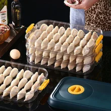 Household Multi-layer Food Storage Container Dumpling Storage Box Refrigerator Quick-frozen Dumplings Egg Kitchen Organizer Box
Household Multi-layer Food Storage Container Dumpling Storage Box Refrigerator Quick-frozen Dumplings Egg Kitchen Organizer Box