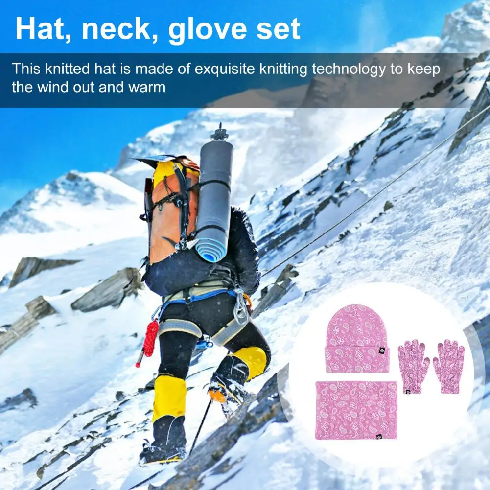 Solid Color Scarf Set Ultra-thick Windproof Winter Beanie Hat Scarf Gloves Set Soft Knitted Outdoor Print Neck Warmer Elastic
Solid Color Scarf Set Ultra-thick Windproof Winter Beanie Hat Scarf Gloves Set Soft Knitted Outdoor Print Neck Warmer Elastic