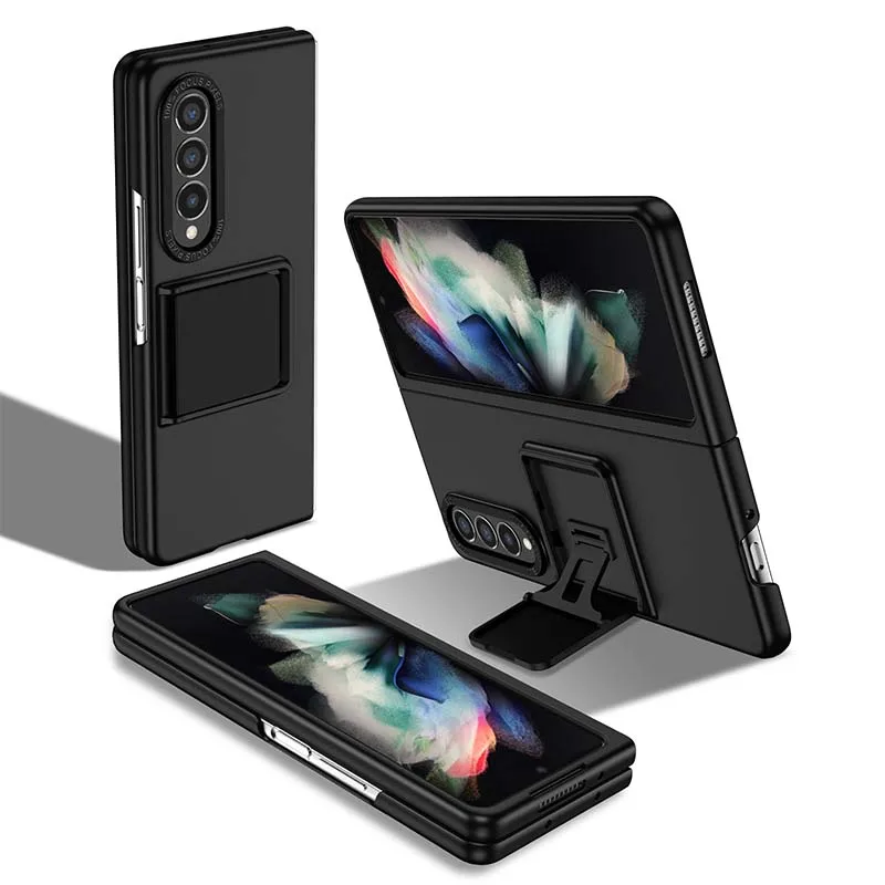 Z-SHOW Luxury Bracket For Samsung Galaxy Z Fold 3 Case Ultrathin Metal Lens Protection Silicone Soft Edge Shockproof Cover Bag
Z-SHOW Luxury Bracket For Samsung Galaxy Z Fold 3 Case Ultrathin Metal Lens Protection Silicone Soft Edge Shockproof Cover Bag