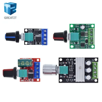 PWM 모터 속도 컨트롤러, 저전압 모터 속도 컨트롤러, PWM 조절식 드라이브 모듈, DC 1.8V-35V, 2A, 3A, 5A, 10A, 30W, 80W, 90W 상품 이미지