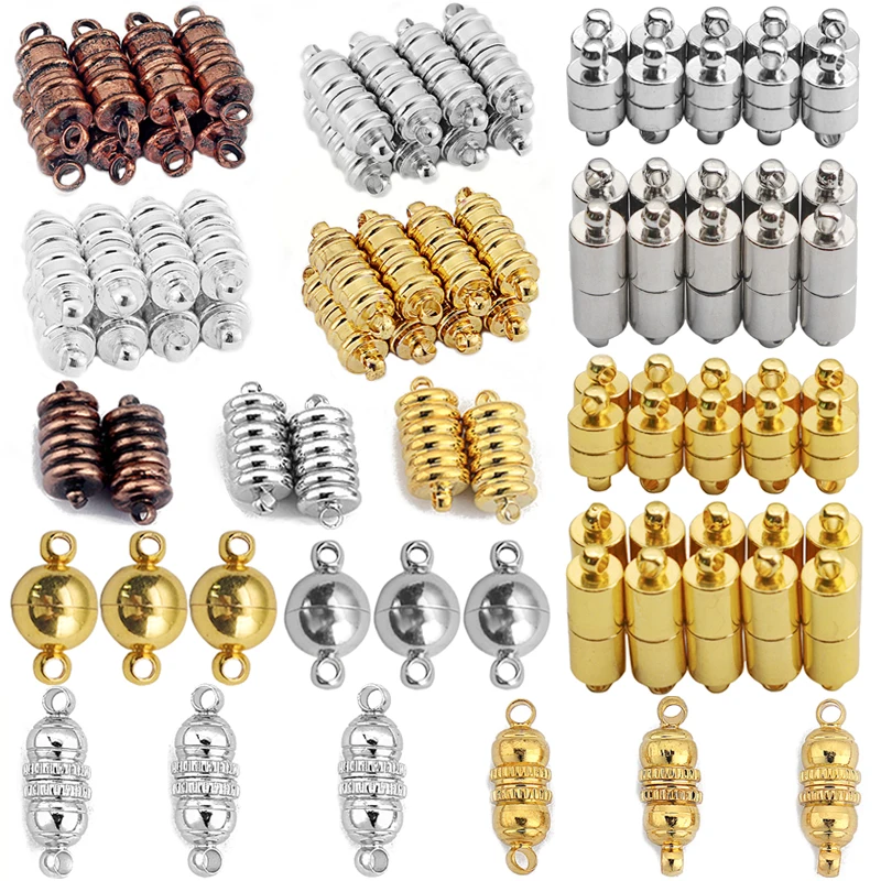5sets Round Ball Strong Magnetic Clasp Gold Color Metal End Cap Connector For Diy Round Leather Cord Necklace Jewelry Making
5sets Round Ball Strong Magnetic Clasp Gold Color Metal End Cap Connector For Diy Round Leather Cord Necklace Jewelry Making