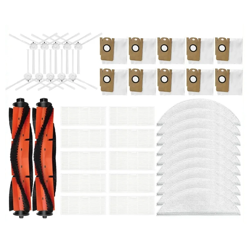 Main Side Brush Hepa Filter Mop Cloths Dust Bag As Shown Plastic For Lydsto R5 Vacuum Cleaner
Main Side Brush Hepa Filter Mop Cloths Dust Bag As Shown Plastic For Lydsto R5 Vacuum Cleaner