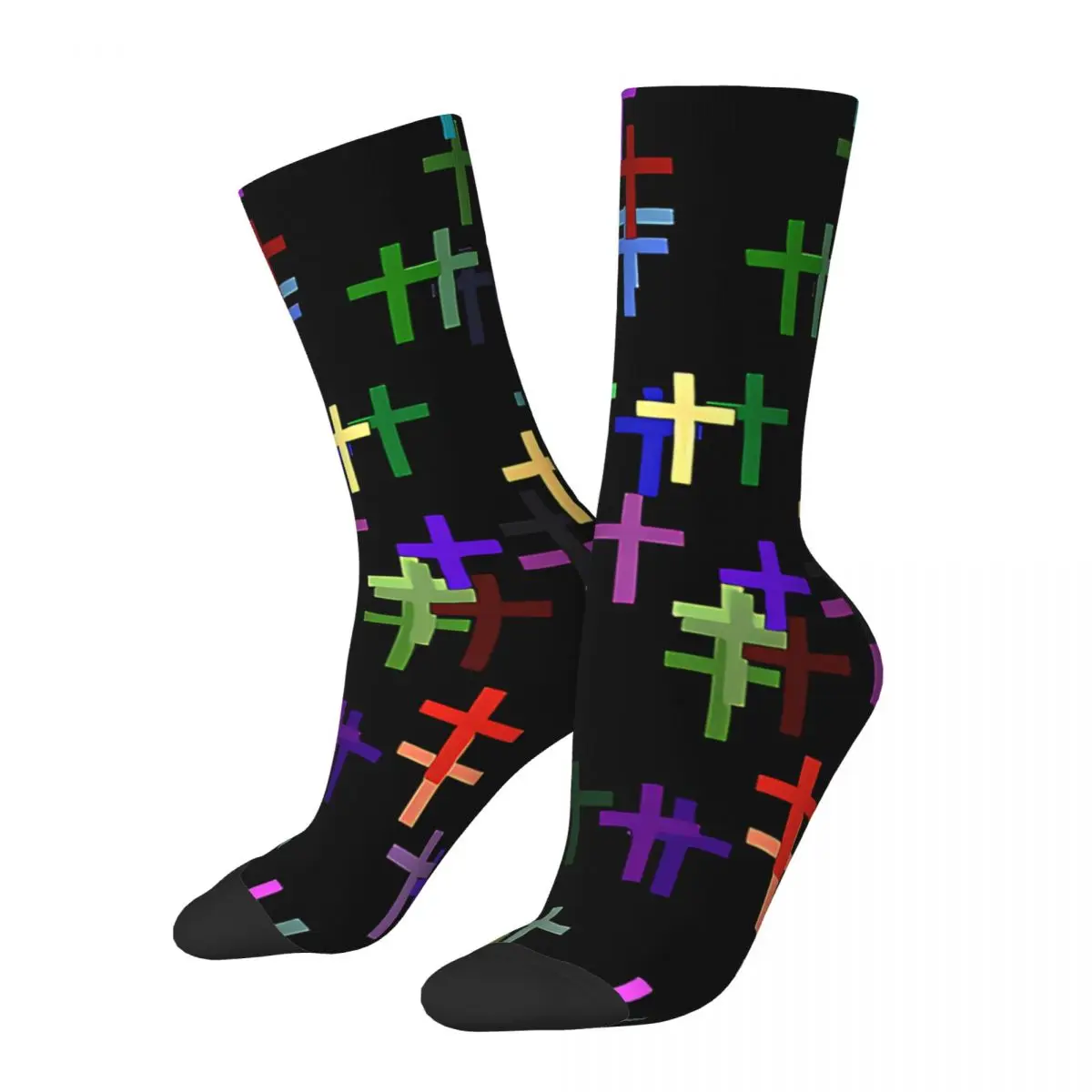 Crazy Sock for Men Colorful Christian Cross Pattern Hip Hop Cross Crucifixion Breathable Pattern Printed Crew Sock Casual Gift
Crazy Sock for Men Colorful Christian Cross Pattern Hip Hop Cross Crucifixion Breathable Pattern Printed Crew Sock Casual Gift