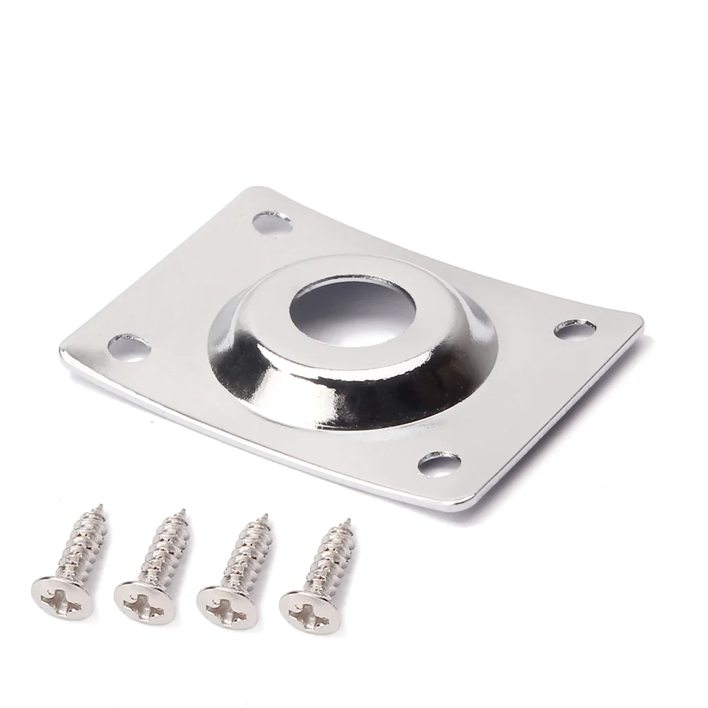 Square Curved Guitar Jack Plate Indented 1/4 Inch Guitar Pickup Output Input Jack Socket Plate Metal Jack Plate With Screws for
Square Curved Guitar Jack Plate Indented 1/4 Inch Guitar Pickup Output Input Jack Socket Plate Metal Jack Plate With Screws for