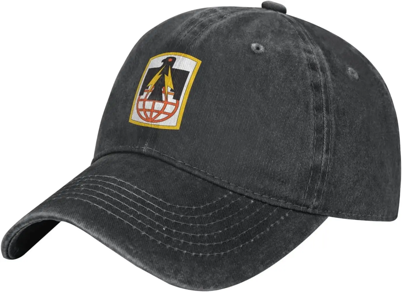

Американская армейская бейсболка 11th сигнальная бригада SSI, Кепка-бейсболка, хлопковые кепки с потертостями в стиле милитари