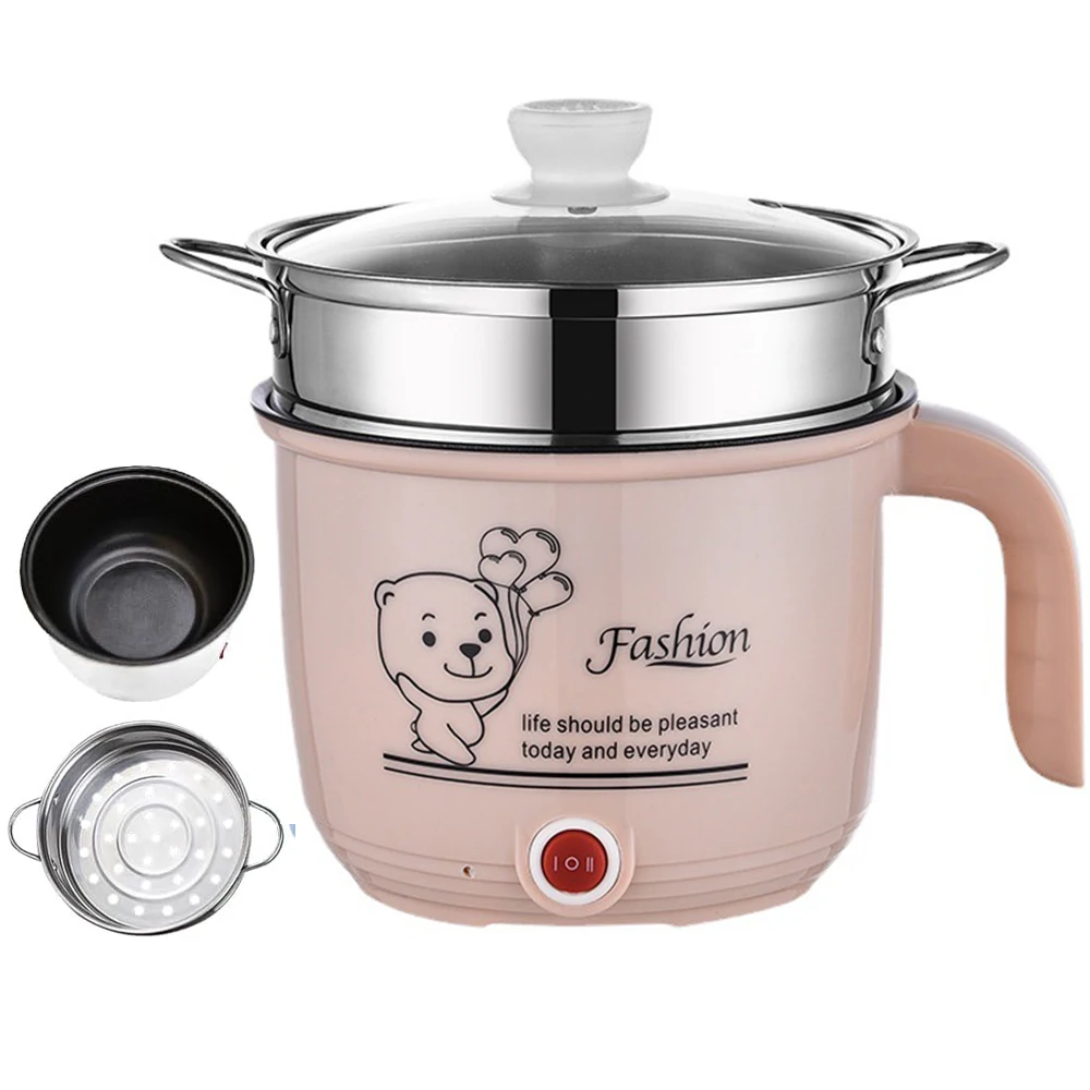 220V Electric Rice Cooker With Stainless Steel Steamer Multifunctional Kitchen Cooking Pot Non-stick Pan Hot Pot BBQ Home Use
220V Electric Rice Cooker With Stainless Steel Steamer Multifunctional Kitchen Cooking Pot Non-stick Pan Hot Pot BBQ Home Use