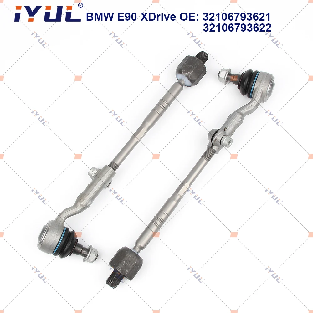 IYUL Pair Front Steering Tie Rod Head Assembly For BMW 3 Series E90 E91 E92 X1 E84 xDrive 32106793621 32106793622
IYUL Pair Front Steering Tie Rod Head Assembly For BMW 3 Series E90 E91 E92 X1 E84 xDrive 32106793621 32106793622