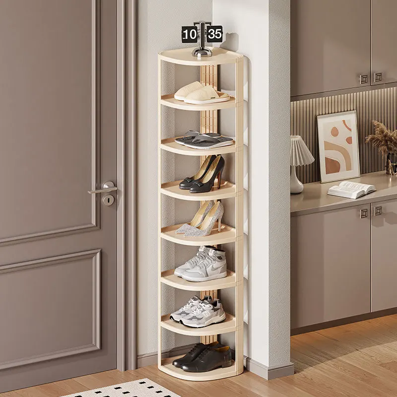

Shoe Rack Simple Narrow Multi-tiers Shoe Cabinet At The Door Dormitory Rental House with A Stable Storage That Does Not Shake