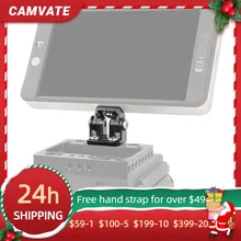 CAMVATE Adjustable 180° Tilting Monitor Support Holder With 1/4" Mounting Screw Designd For SmallHD 700 Series On-camera Monitor
CAMVATE Adjustable 180° Tilting Monitor Support Holder With 1/4" Mounting Screw Designd For SmallHD 700 Series On-camera Monitor