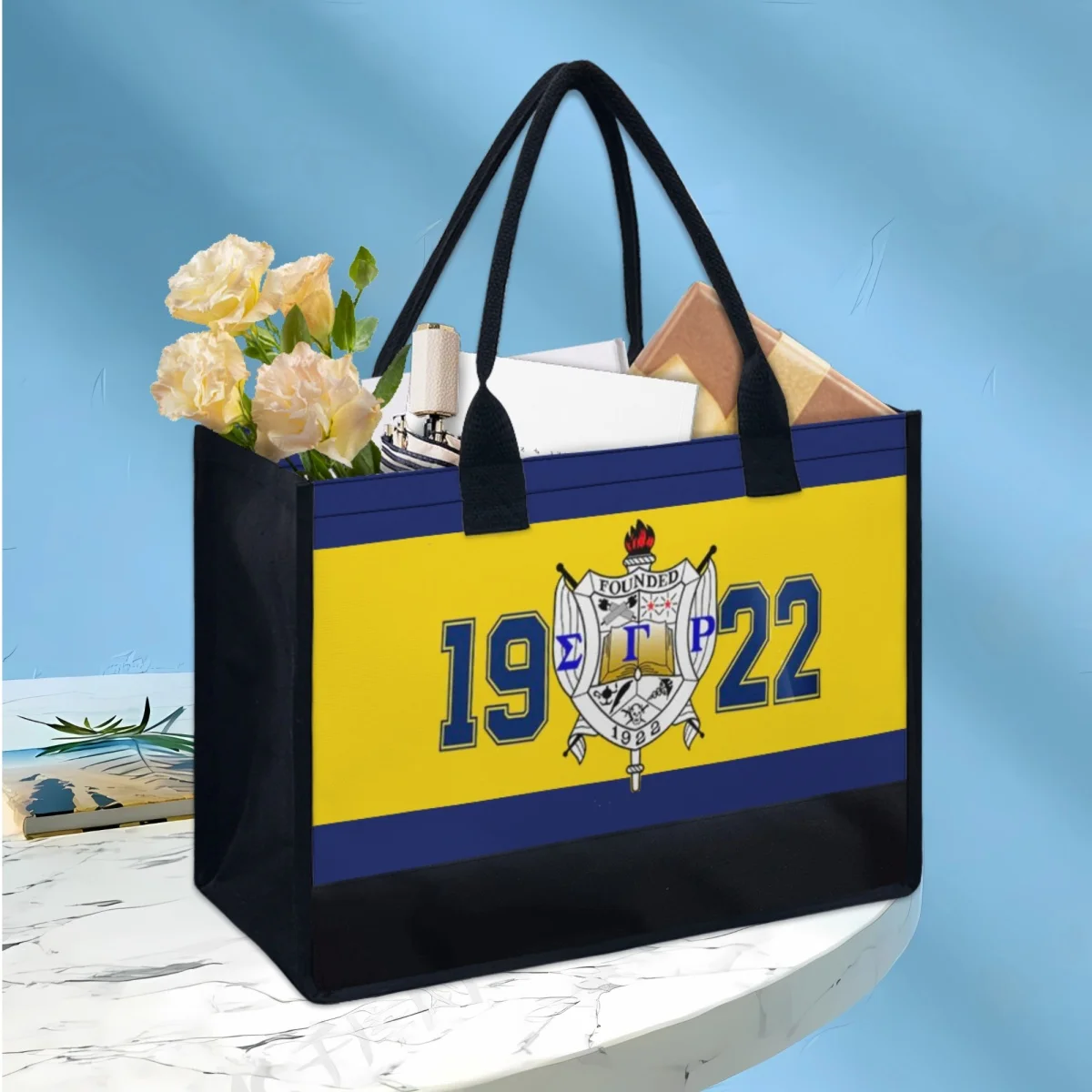 

Totes Bag for Women 1922 Sigma Gamma Rho Design Durable Portable Shoulder Sac Handle Party Female Girl Handbag Mother's Gift