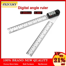 Digital Protractor Angle Ruler 200mm 8inch Angle Finder Meter Plastic 360° Protractor Inclinometer Electron Measuring Tool
Digital Protractor Angle Ruler 200mm 8inch Angle Finder Meter Plastic 360° Protractor Inclinometer Electron Measuring Tool