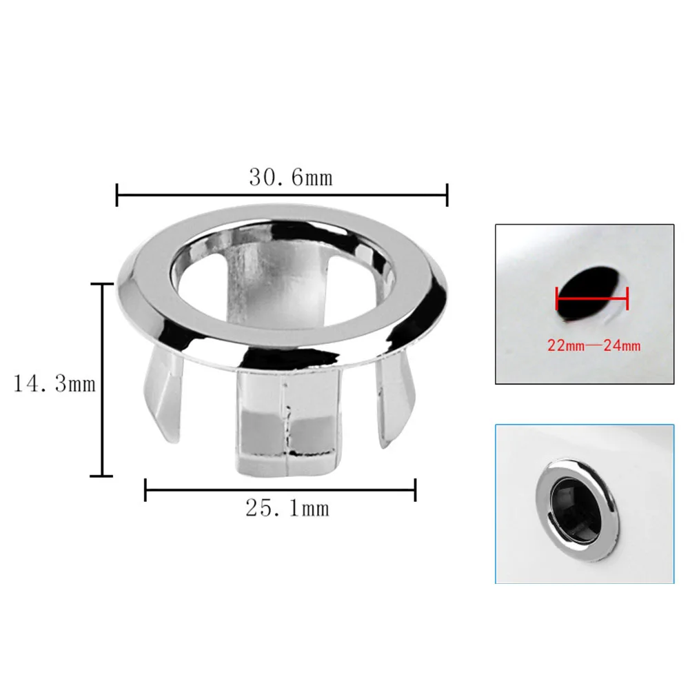 Basin Sink Overflow Ring For Bathroom Best Price Durable Easy Accessibility Electroplating Plastic High Quality
Basin Sink Overflow Ring For Bathroom Best Price Durable Easy Accessibility Electroplating Plastic High Quality