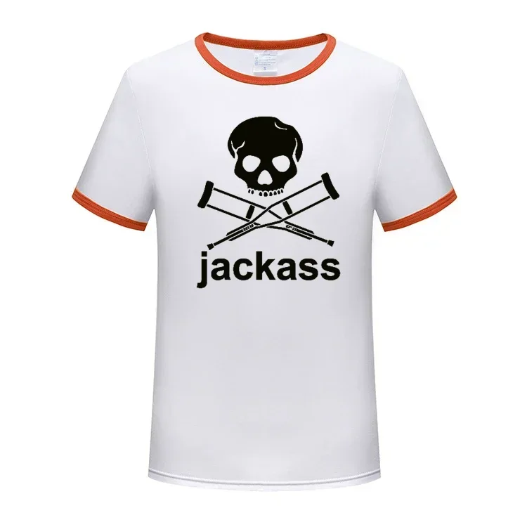 

A3517 Summer New Brand Jackass Forever Logo Printed Custom Made Men Short Sleeve T Shirt Cotton Leisure High Quality Man T-shirt