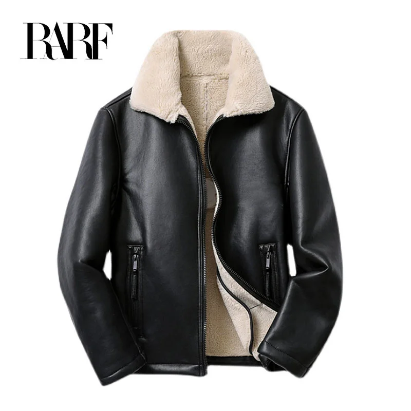 2023 Men's new double-sided imitation leather jacket plus fur one thick warm men's leather jacket
2023 Men's new double-sided imitation leather jacket plus fur one thick warm men's leather jacket