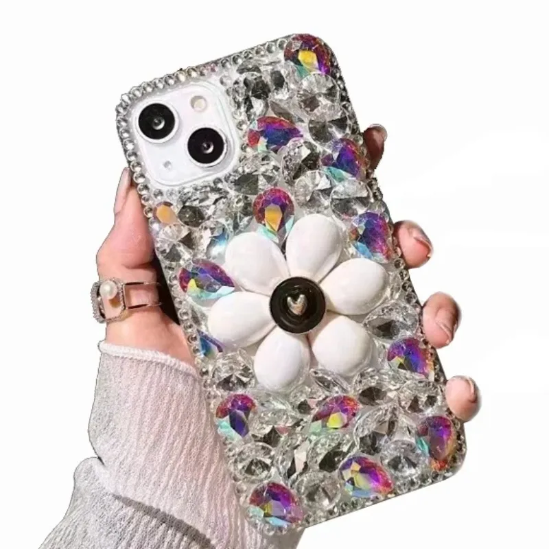 

3D Diamond Case for Samsung Galaxy, Handmade Series, Luxury Sparkle, for Samsung Galaxy S24 Plus S21 FE S22 23Ultra Note20 10