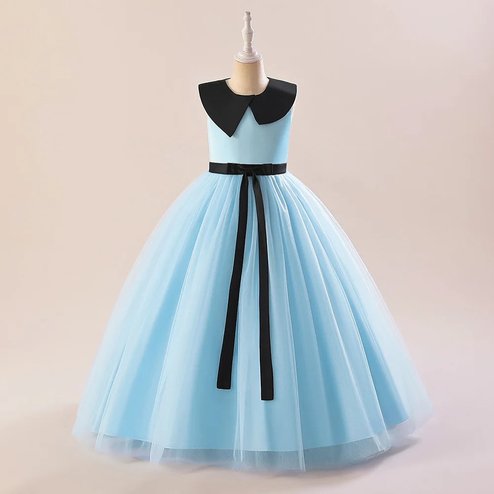 Lovely A-Line Wedding Flower Girl Dresses With Black Sash Floor Length Kids First Communion Dress Birthday Prom Party Gown
Lovely A-Line Wedding Flower Girl Dresses With Black Sash Floor Length Kids First Communion Dress Birthday Prom Party Gown