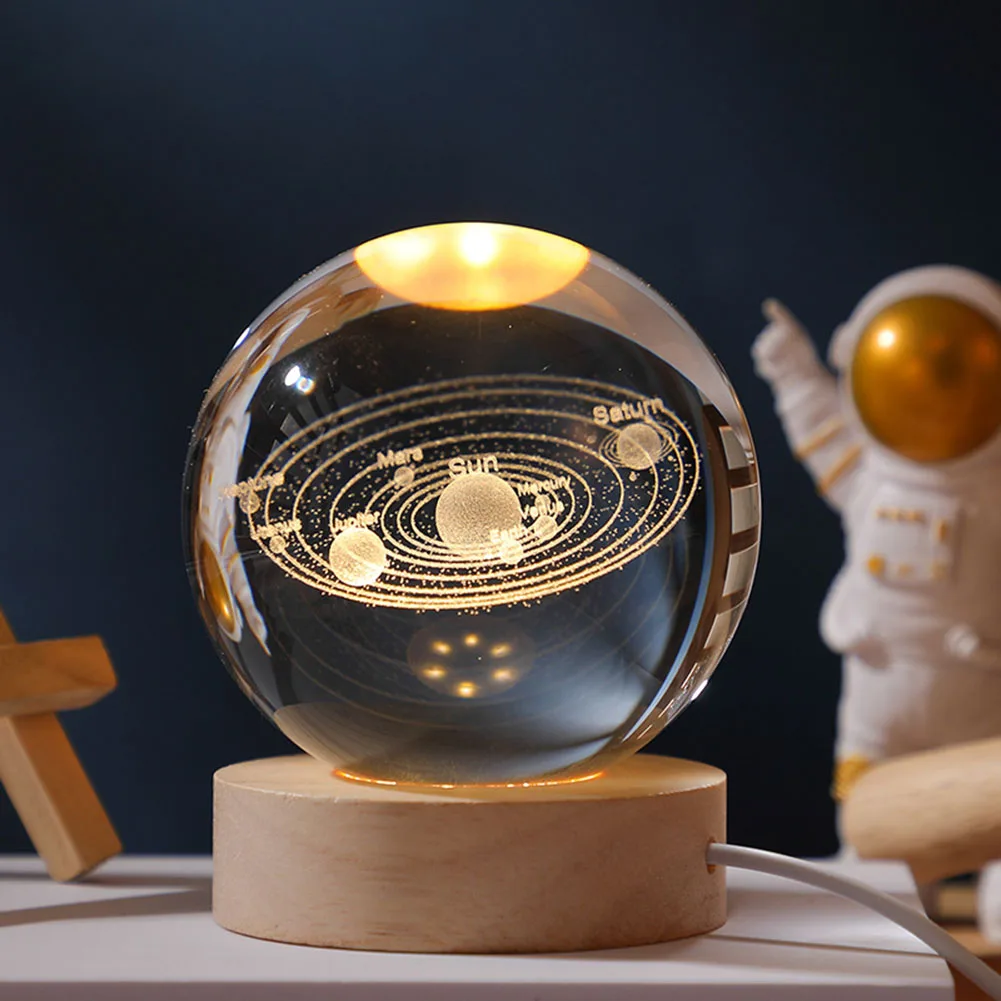 Christmas Crystal Ball Decoration 2024 Astronomy Solar System Planets Moon Astronaut LED Balls Home Snow Glass Globe Decorations
Christmas Crystal Ball Decoration 2024 Astronomy Solar System Planets Moon Astronaut LED Balls Home Snow Glass Globe Decorations