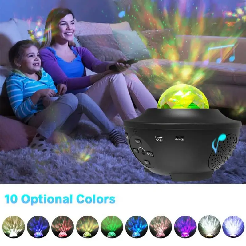 Galaxy Projector Night Light Lamp USB Music Romantic Projection Lamp For Kids Gift Girlfriend Gift
Galaxy Projector Night Light Lamp USB Music Romantic Projection Lamp For Kids Gift Girlfriend Gift