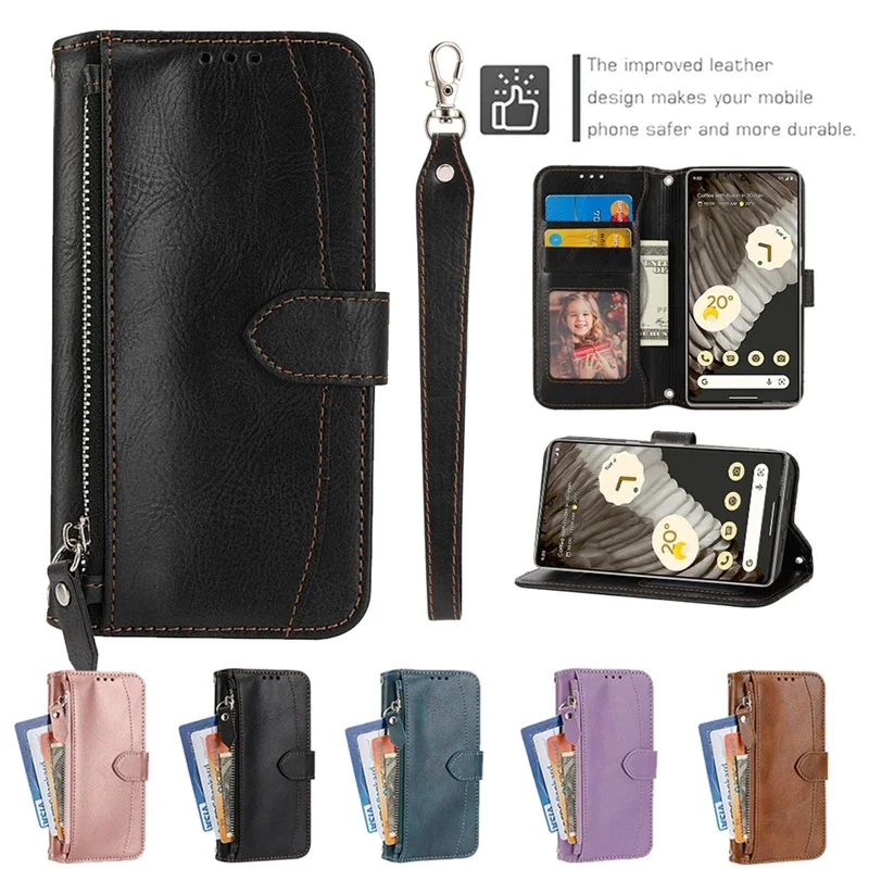 Double Layer Zipper Card Wallet Case for Google Pixel 8 Pro Pixel 8 Pixel 7 Pixel 7 Pro PU Leather Hand Strap Flip Cover Funda
Double Layer Zipper Card Wallet Case for Google Pixel 8 Pro Pixel 8 Pixel 7 Pixel 7 Pro PU Leather Hand Strap Flip Cover Funda