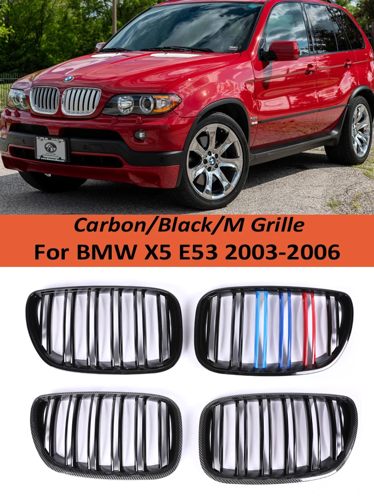 X5M Front Bumper Kindey Carbon Fiber Grille For BMW X5 E53 Inside Racing M Color Grill Cover 2003 2004 2005 2006 Car Accessories
X5M Front Bumper Kindey Carbon Fiber Grille For BMW X5 E53 Inside Racing M Color Grill Cover 2003 2004 2005 2006 Car Accessories