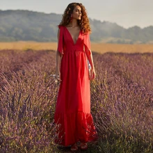 Latest Deep V-neck Evening Dresses Spaghetti Strap Bow Prom Dress Simple Ruffled A-line Draped Party Gowns For Women 2022
Latest Deep V-neck Evening Dresses Spaghetti Strap Bow Prom Dress Simple Ruffled A-line Draped Party Gowns For Women 2022
