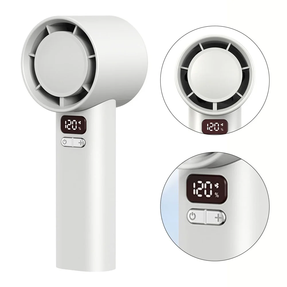 1set Digital Display Portable Handheld Fan, Speed 1-120 Adjustable Turbo Mini Fan 21700/4500mAh Power Tools Accessories
1set Digital Display Portable Handheld Fan, Speed 1-120 Adjustable Turbo Mini Fan 21700/4500mAh Power Tools Accessories