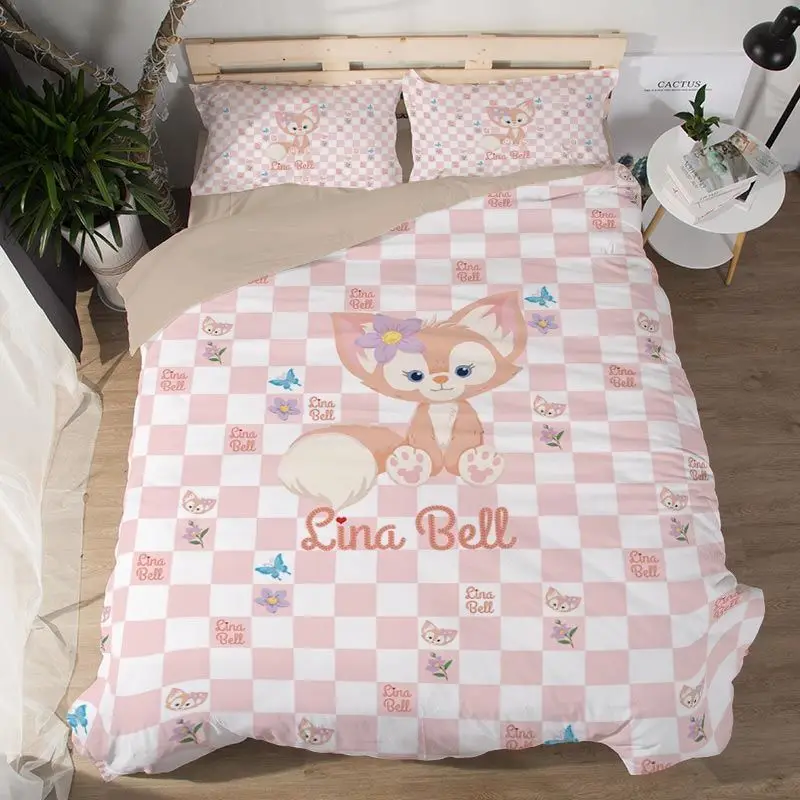 Cute Stellalou Children's Bed 3pcs Disney Animation Cartoon Pure Cotton Printed Student Dormitory Bed Sheets and Quilt Covers
Cute Stellalou Children's Bed 3pcs Disney Animation Cartoon Pure Cotton Printed Student Dormitory Bed Sheets and Quilt Covers