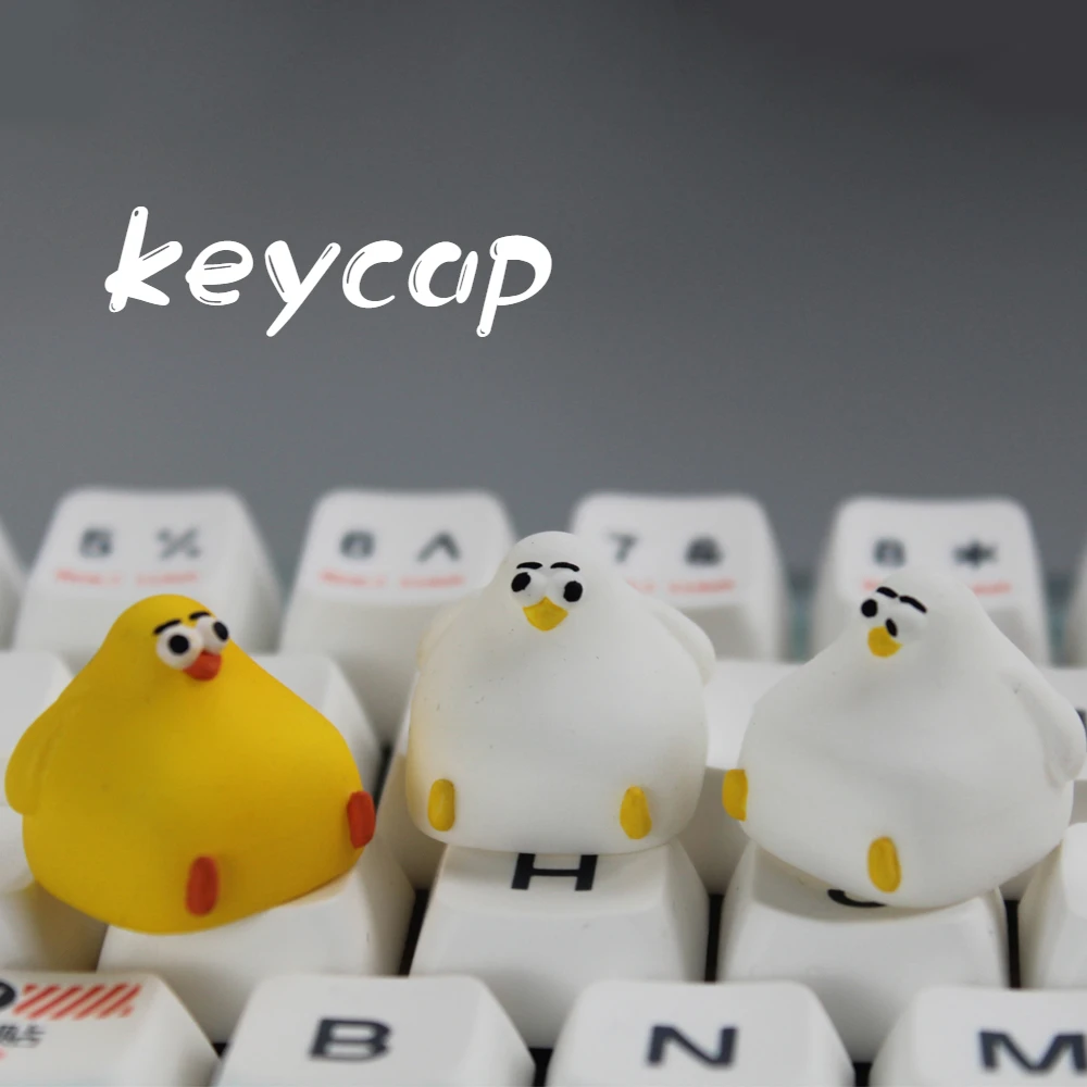 Keycaps Personalized Animal Seagull 3D Printing Resin Keycaps Cartoon Cute Cross Shaft Mechanical Keyboard Cap Girl Gift
Keycaps Personalized Animal Seagull 3D Printing Resin Keycaps Cartoon Cute Cross Shaft Mechanical Keyboard Cap Girl Gift