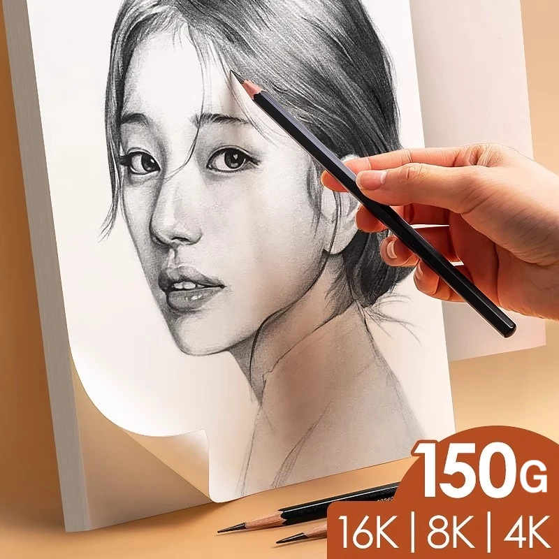 8K/16K Artist Watercolor Paper Painting Sketch Paper For Drawing Gouache Acrylic Pastel charcoal Art Painting School Supplies
8K/16K Artist Watercolor Paper Painting Sketch Paper For Drawing Gouache Acrylic Pastel charcoal Art Painting School Supplies