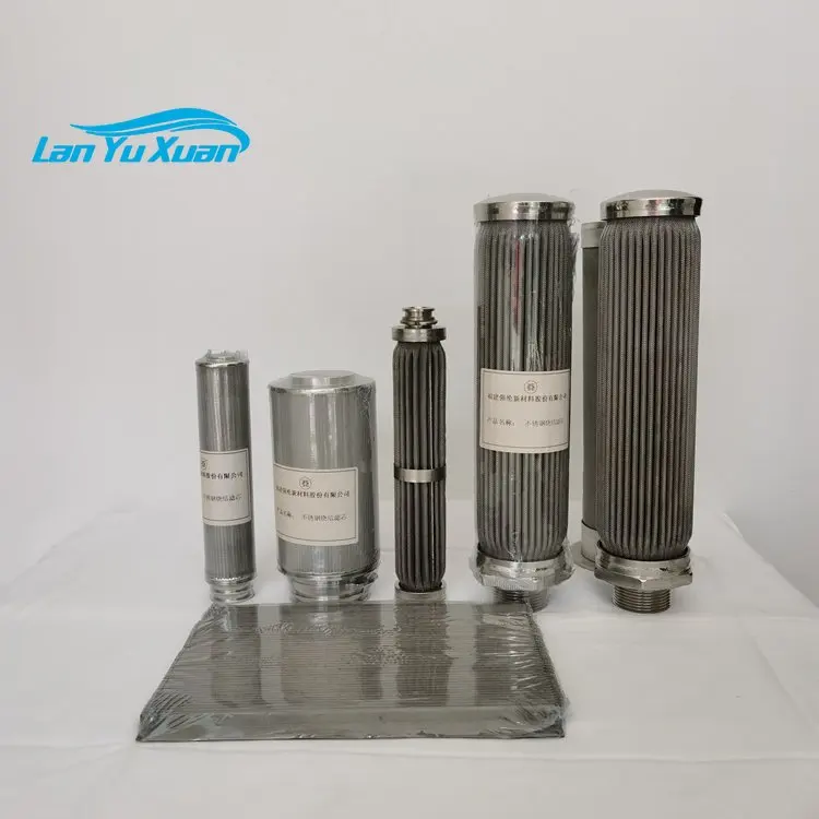 High Temperature Resistant Filter Element Industrial Sintered Stainless Steel Metal Filter Element
High Temperature Resistant Filter Element Industrial Sintered Stainless Steel Metal Filter Element